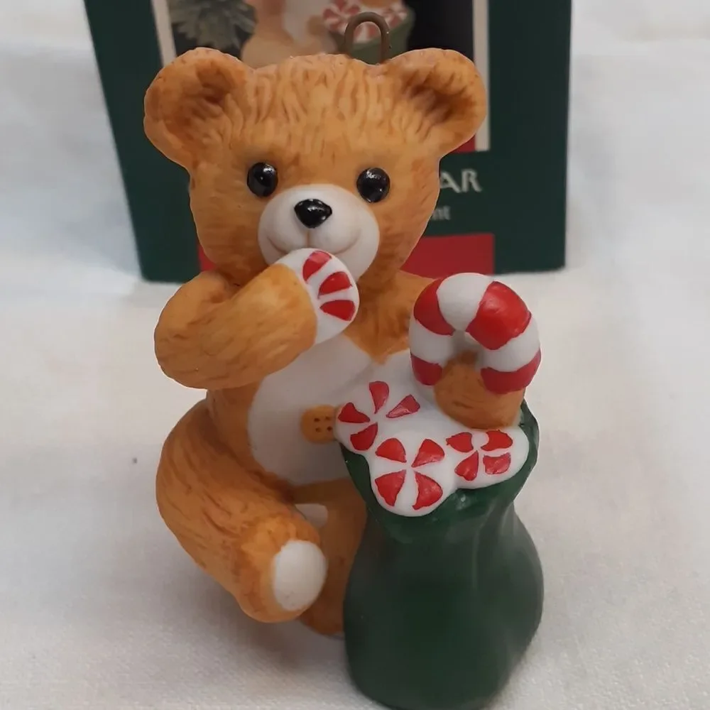 2 -Hallmark Keepsake Cinnamon‎ Bear ornaments